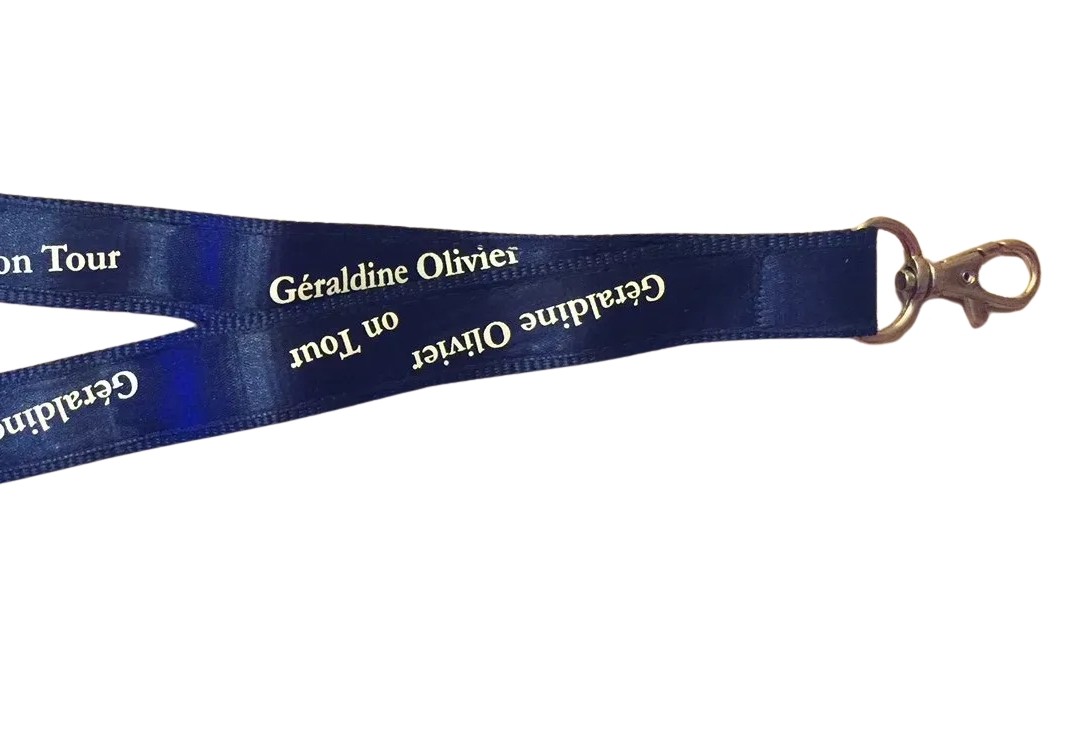 Schlüßelanhänger "Géraldine Olivier on Tour"